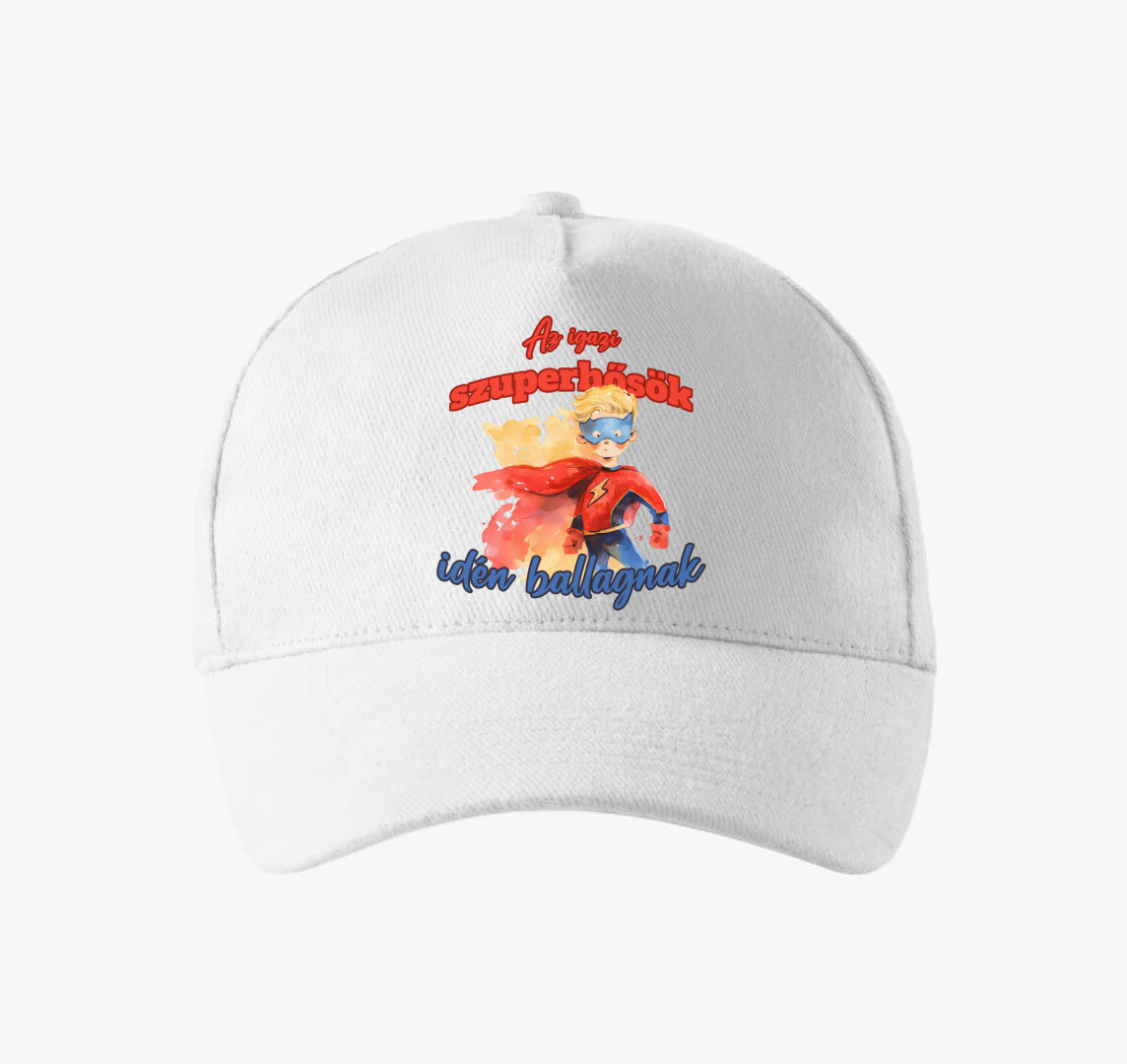 A szuperhősök idén ballagnak baseball sapka — Fehér