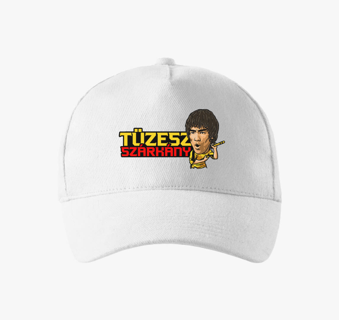Tüzesz Szárkány baseball sapka — Fehér