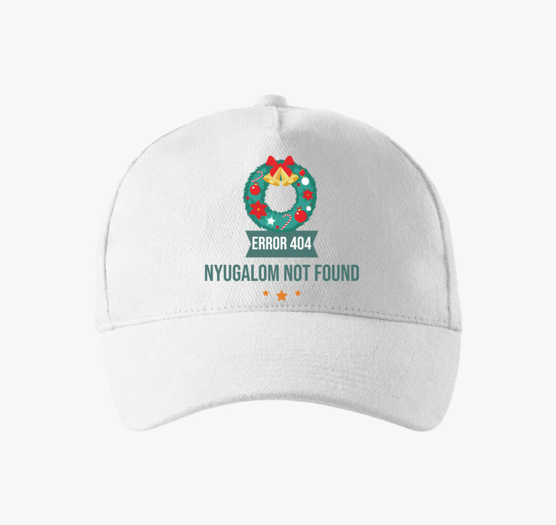 Nyugalom not found baseball sapka — Fehér