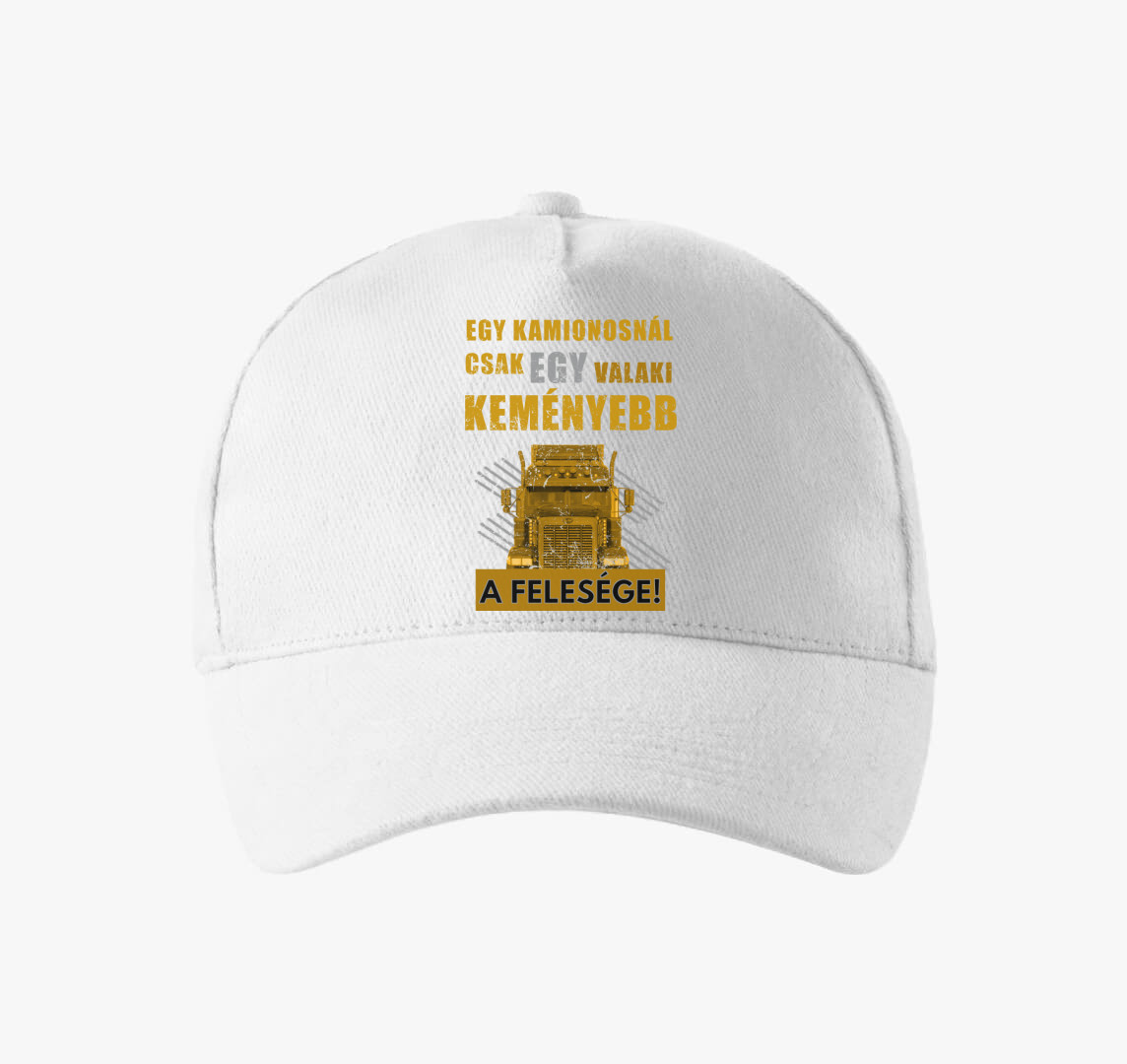 Kamionos baseball sapka — Fehér