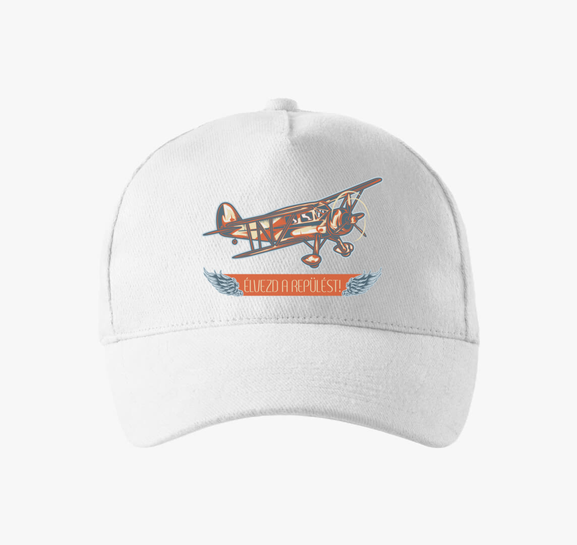 Élvezd a repülést baseball sapka — Fehér