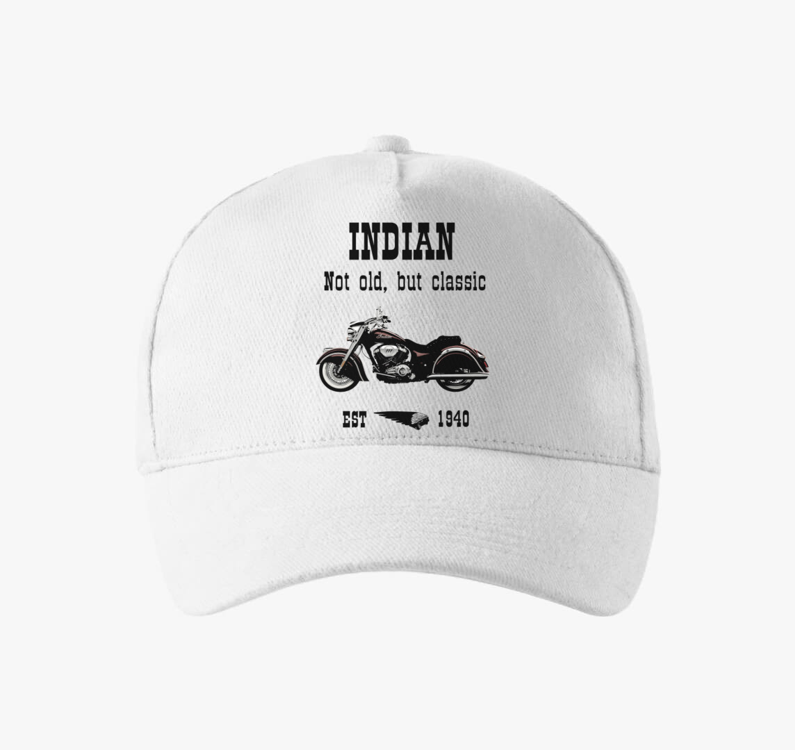Klasszikus Indián Motor baseball sapka — Fehér