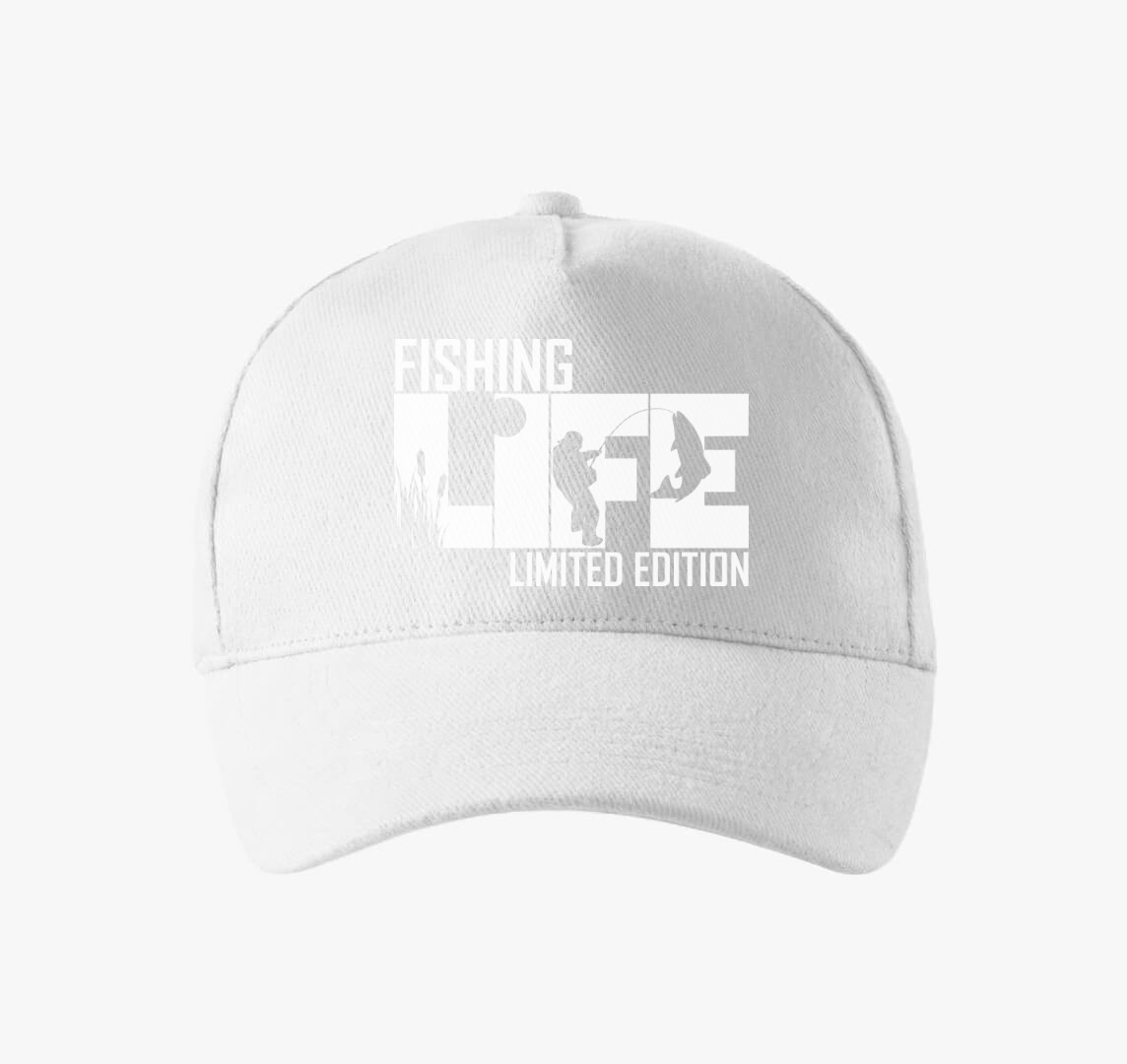 Fishing life mintás baseball sapka — Fehér