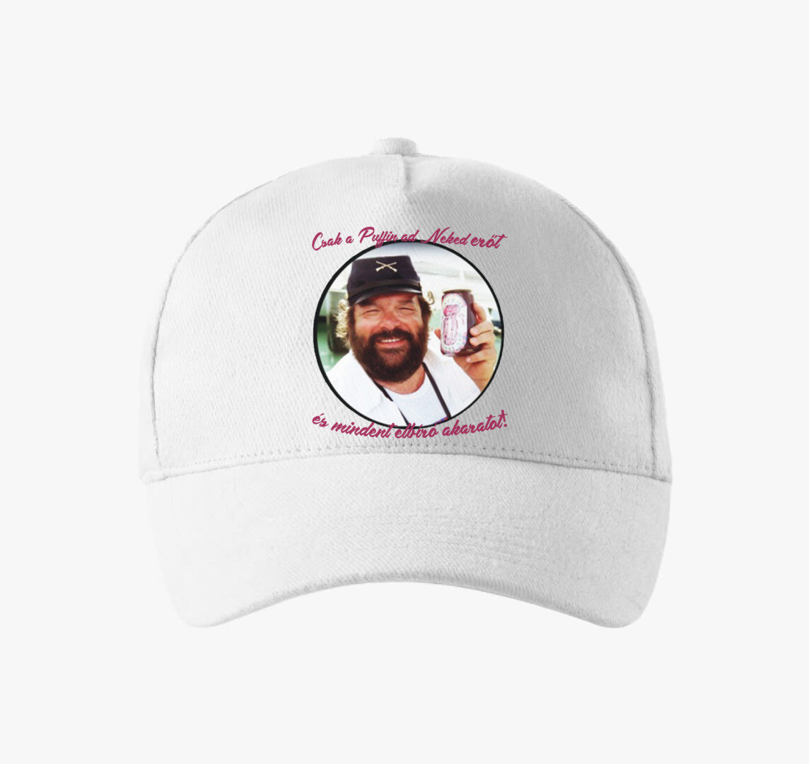 Bud Spencer csak a puffin baseball sapka — Fehér