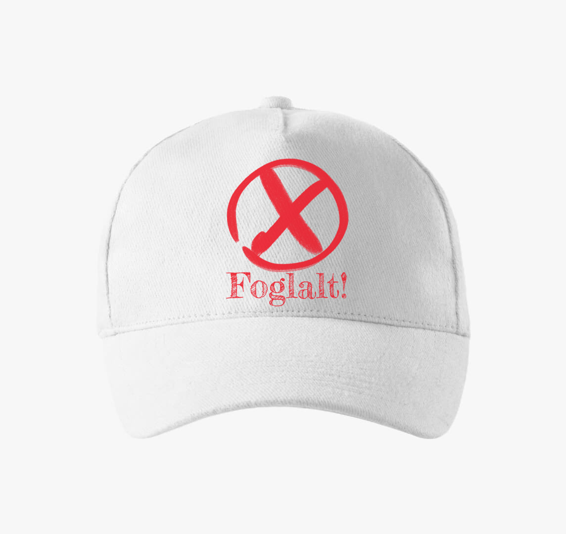 Foglalt baseball sapka — Fehér