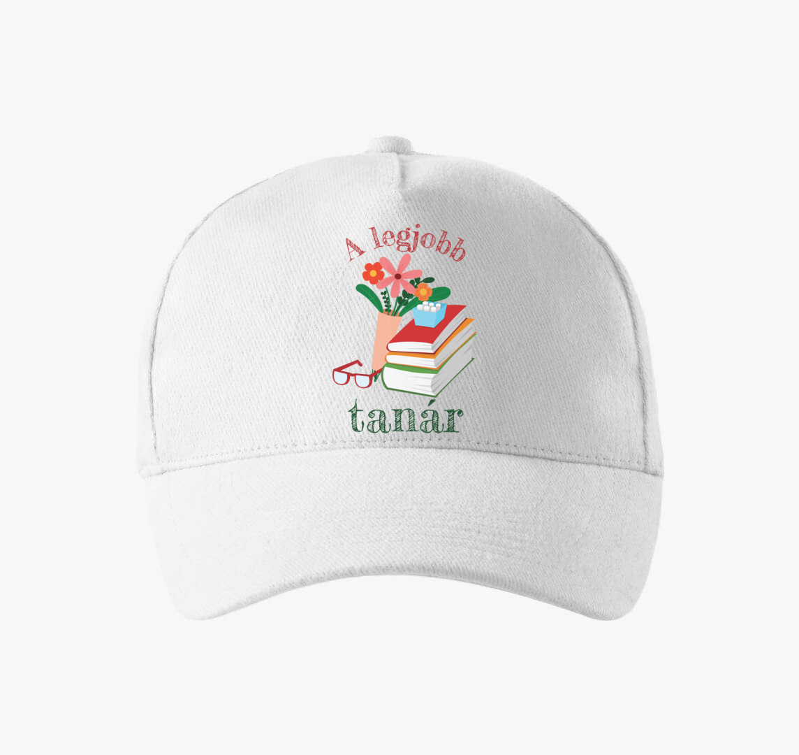 A legjobb tanár baseball sapka — Fehér