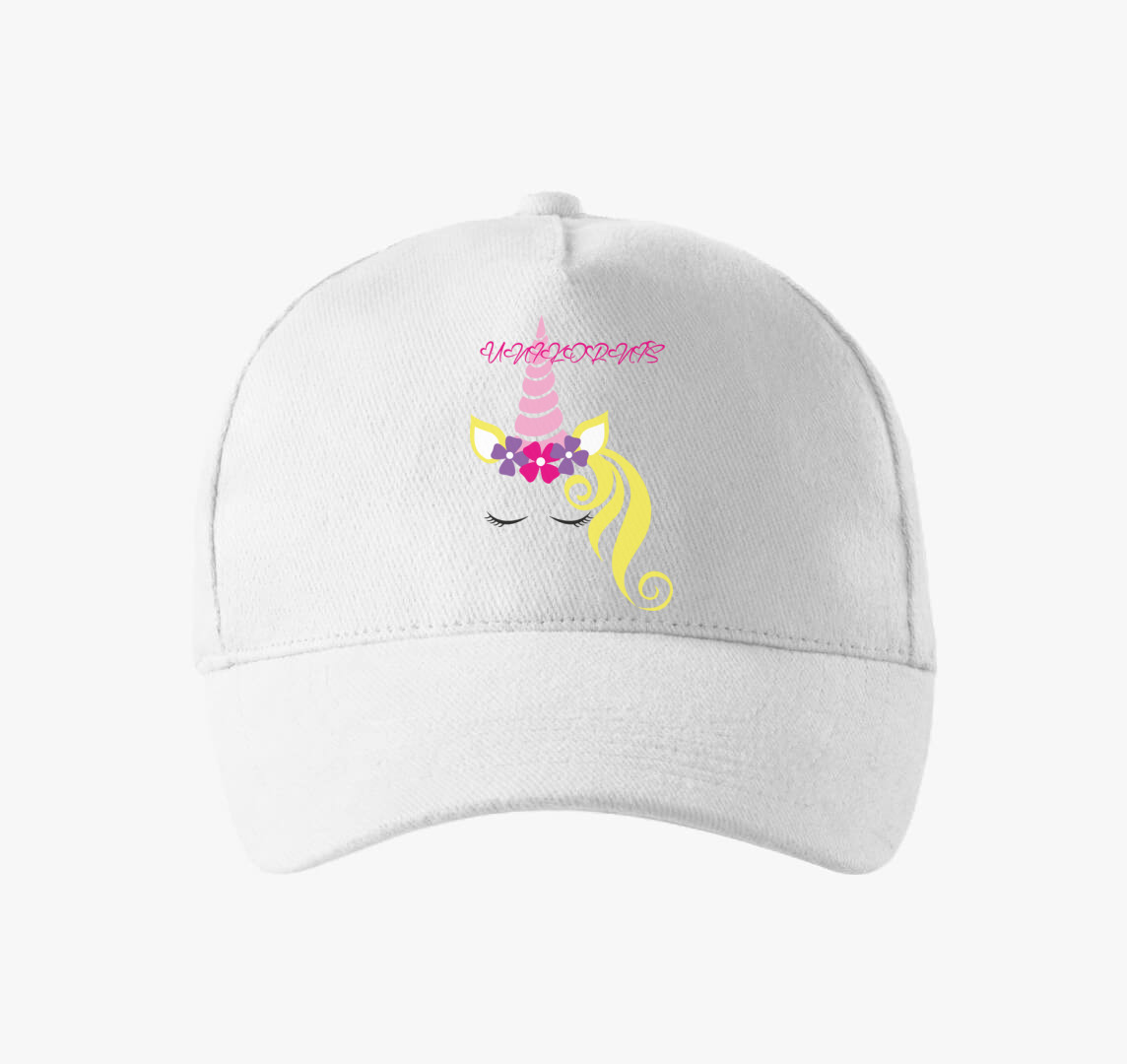 Unikornis baseball sapka — Fehér