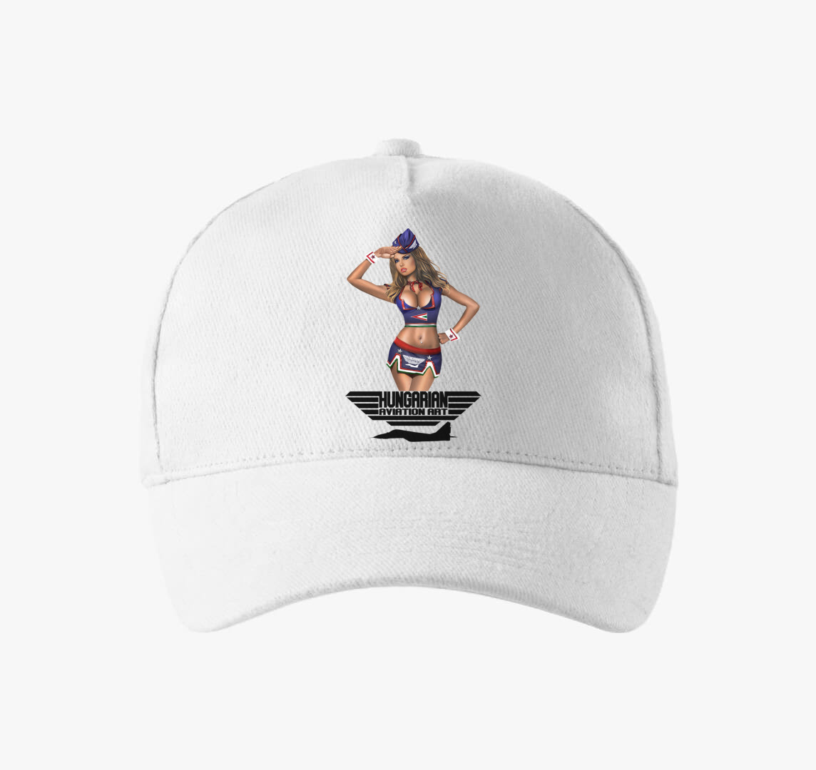 Pin Up Girl baseball sapka — Fehér