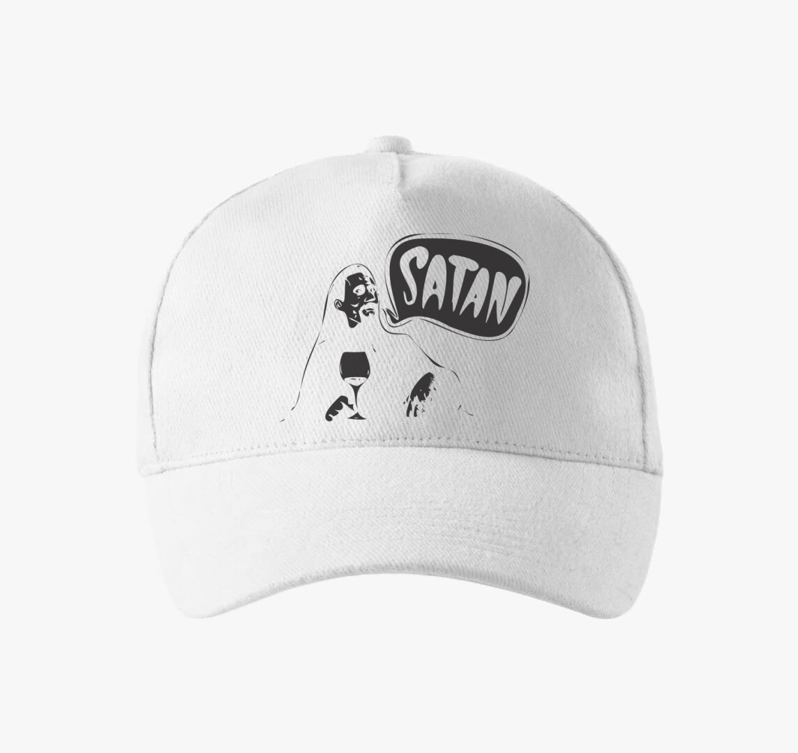 Gaahl - Satan baseball sapka — Fehér