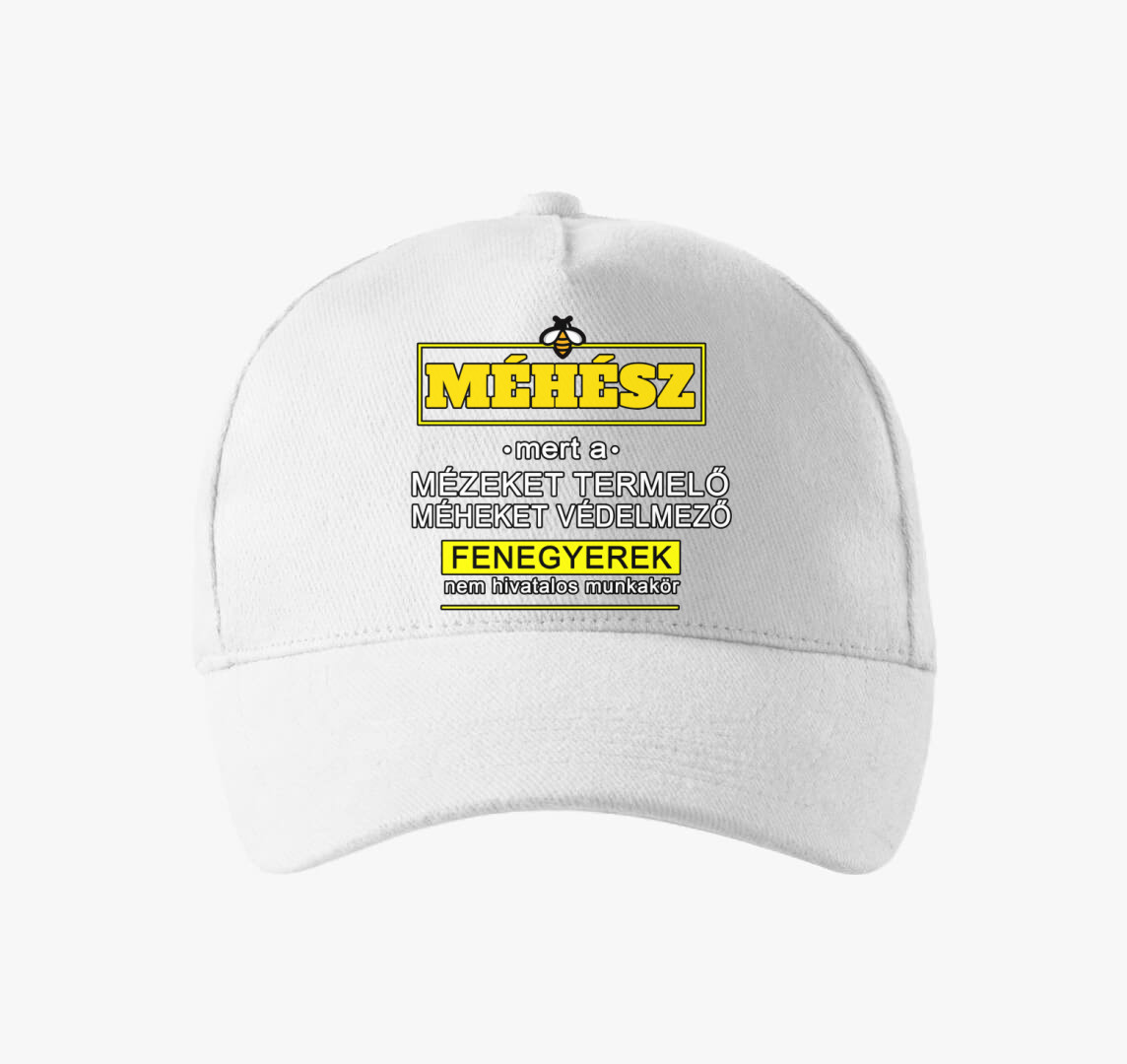 Méhész fenegyerek baseball sapka — Fehér