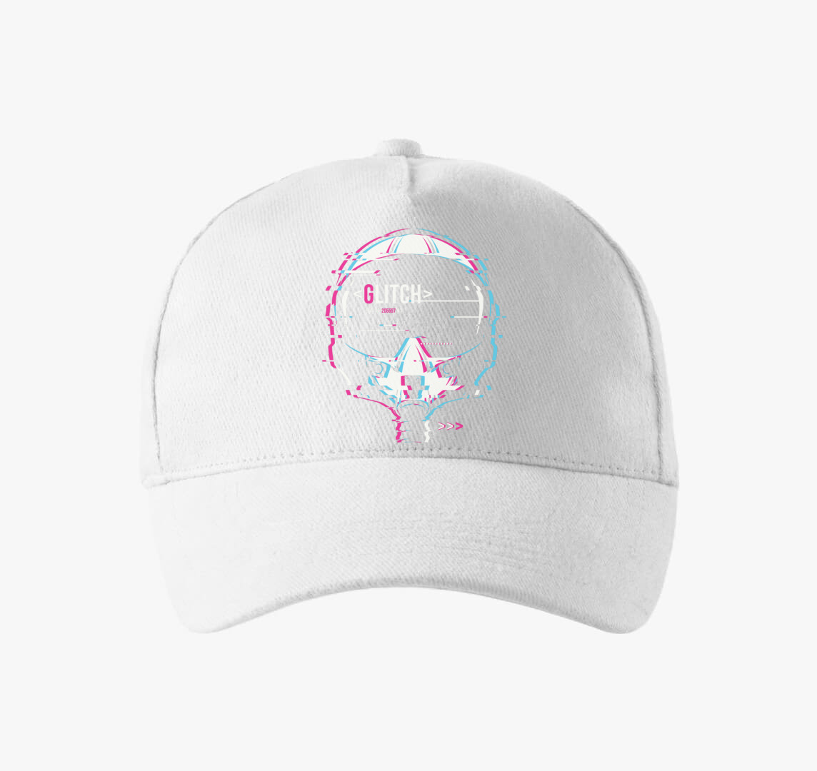 Pilóta glitch baseball sapka — Fehér