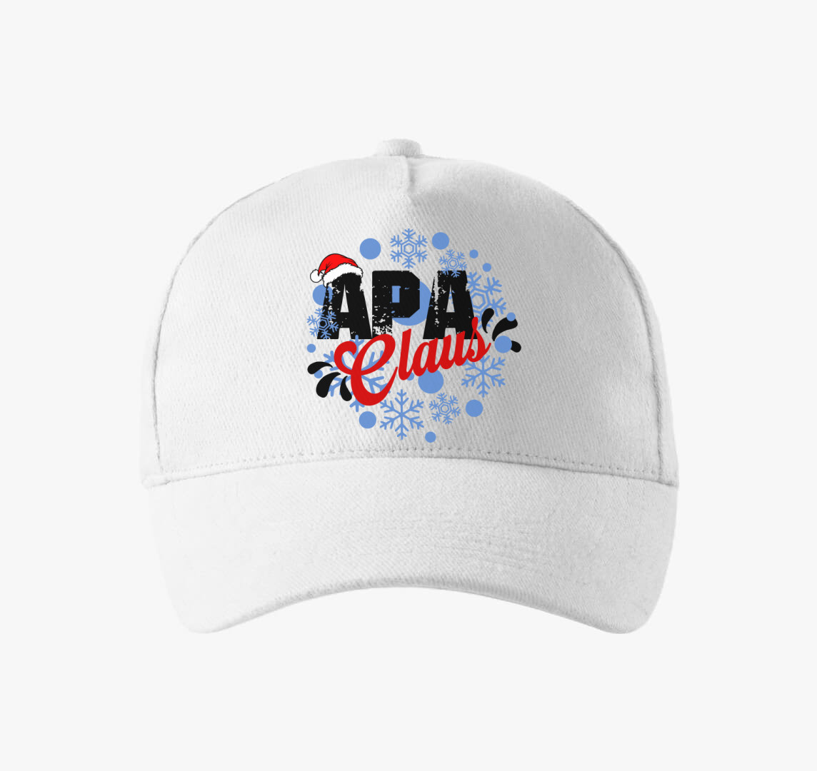 Apa Claus baseball sapka — Fehér