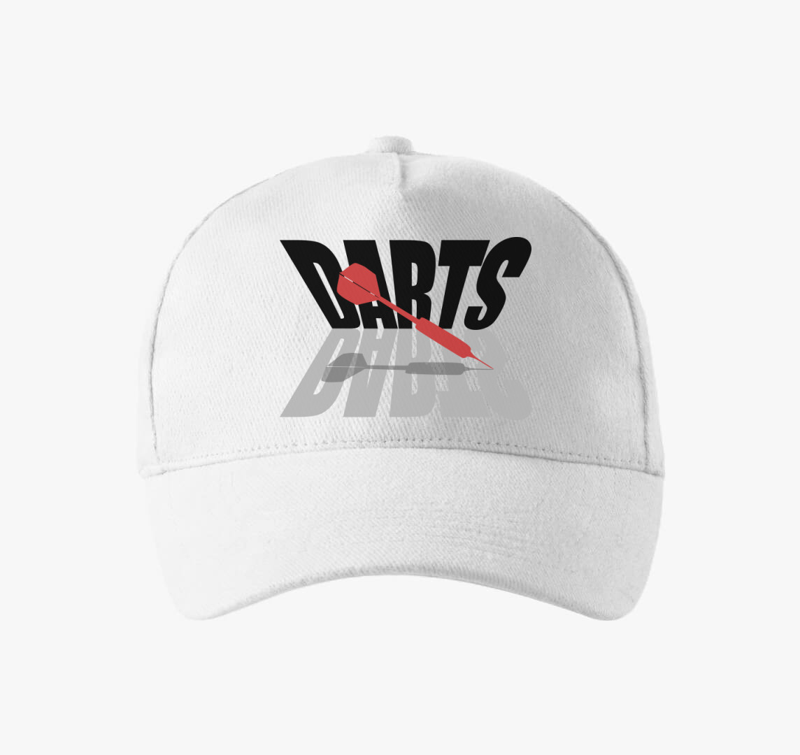 Darts feliratos baseball sapka — Fehér