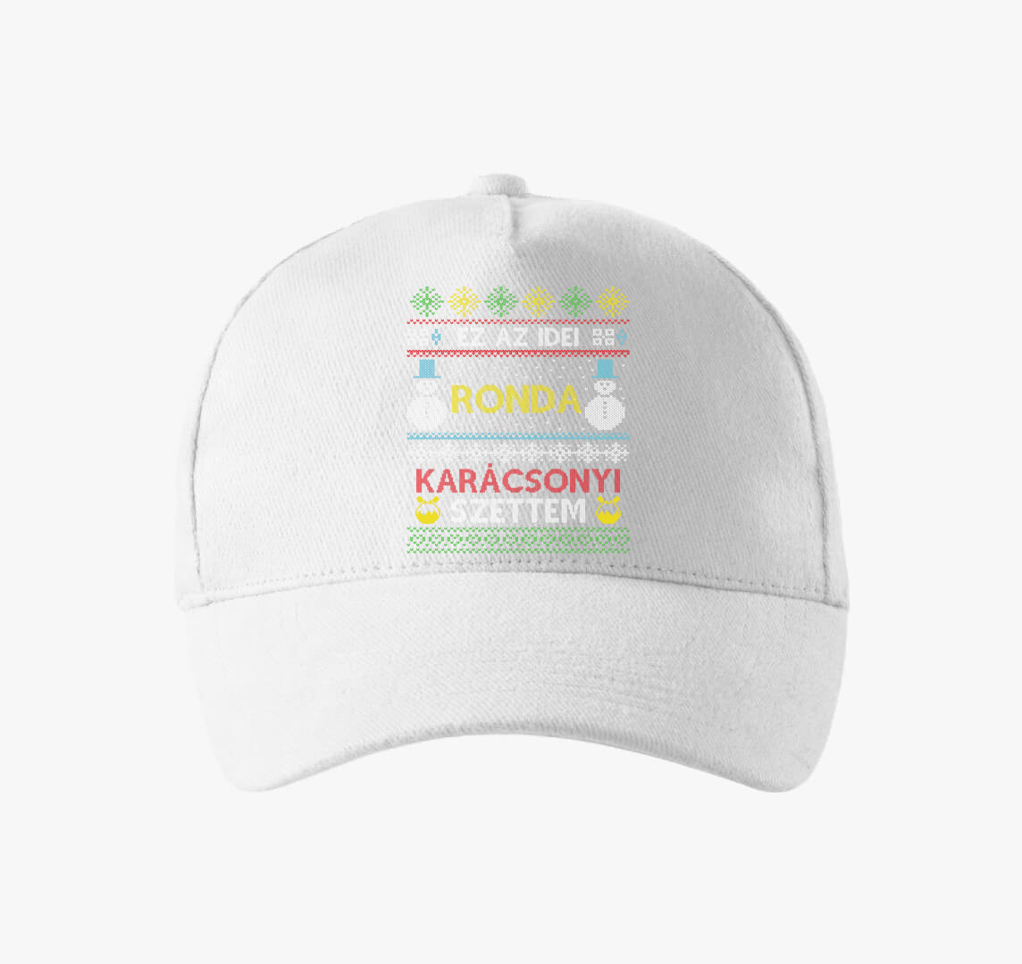 Ronda karácsonyi baseball sapka — Fehér