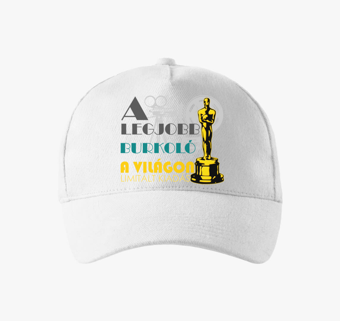 Oscar díjas burkoló baseball sapka — Fehér