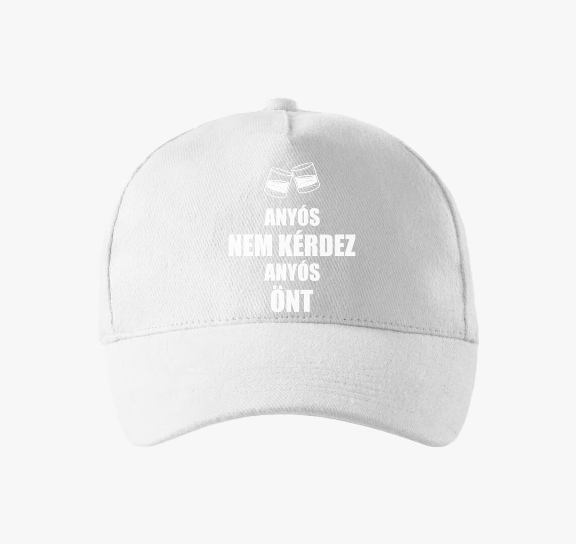 Anyós nem kérdez anyós önt baseball sapka — Fehér