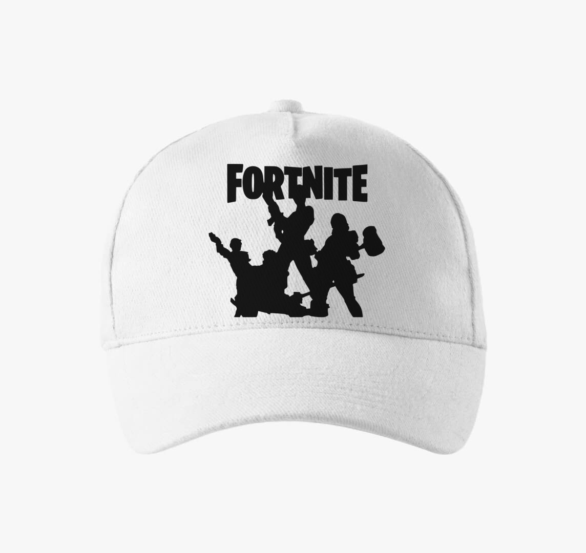 Fortnite 3 mintájú baseball sapka — Fehér