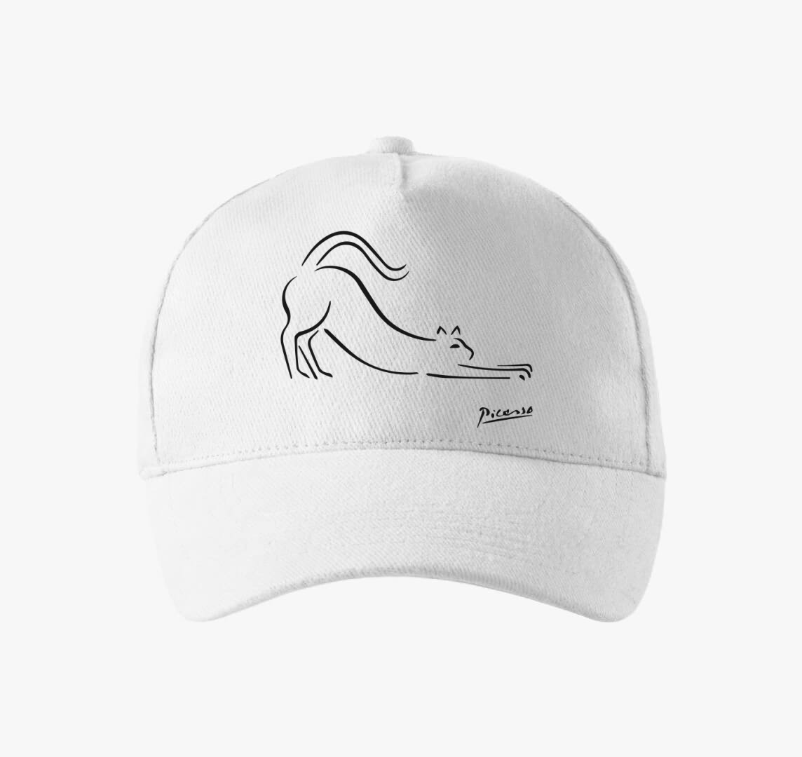 Picasso CAT baseball sapka — Fehér