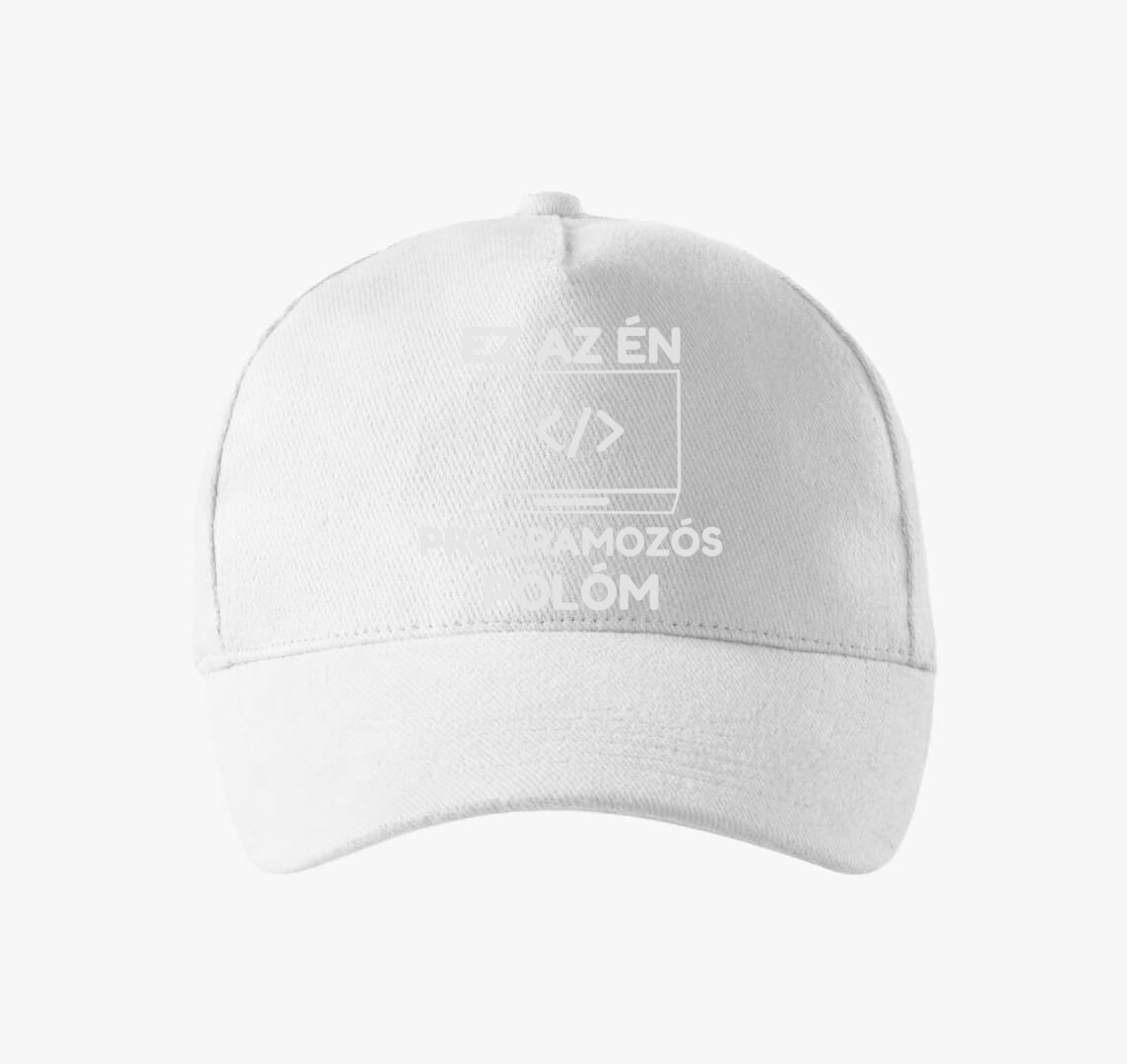 Ez az én programozós baseball sapkam baseball sapka — Fehér