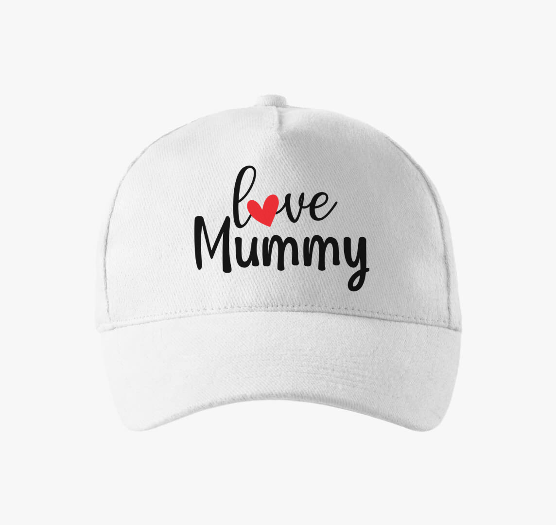 Love Mummy baseball sapka — Fehér