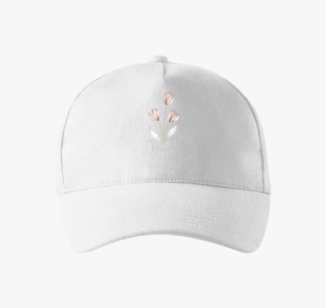 Virágot a virágnak (világos design) baseball sapka — Fehér