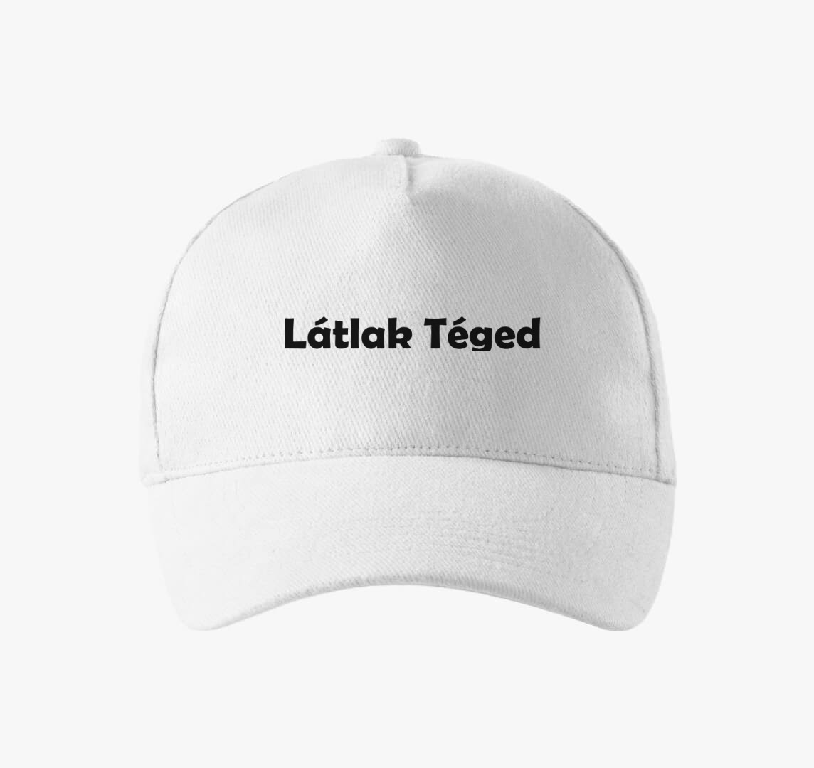 Látlak Téged baseball sapka — Fehér
