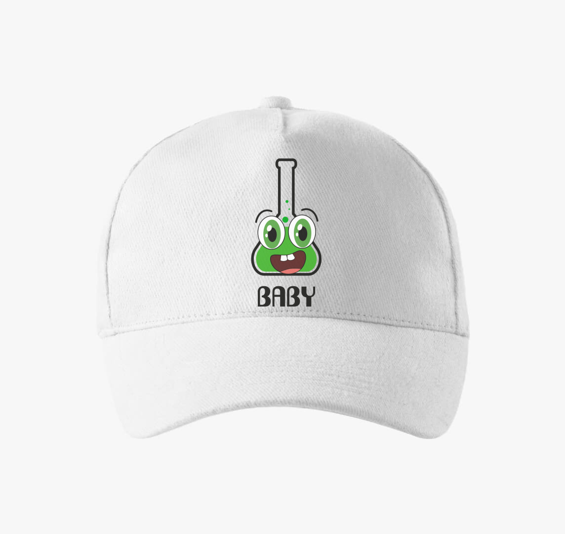 Baby lombik baseball sapka — Fehér