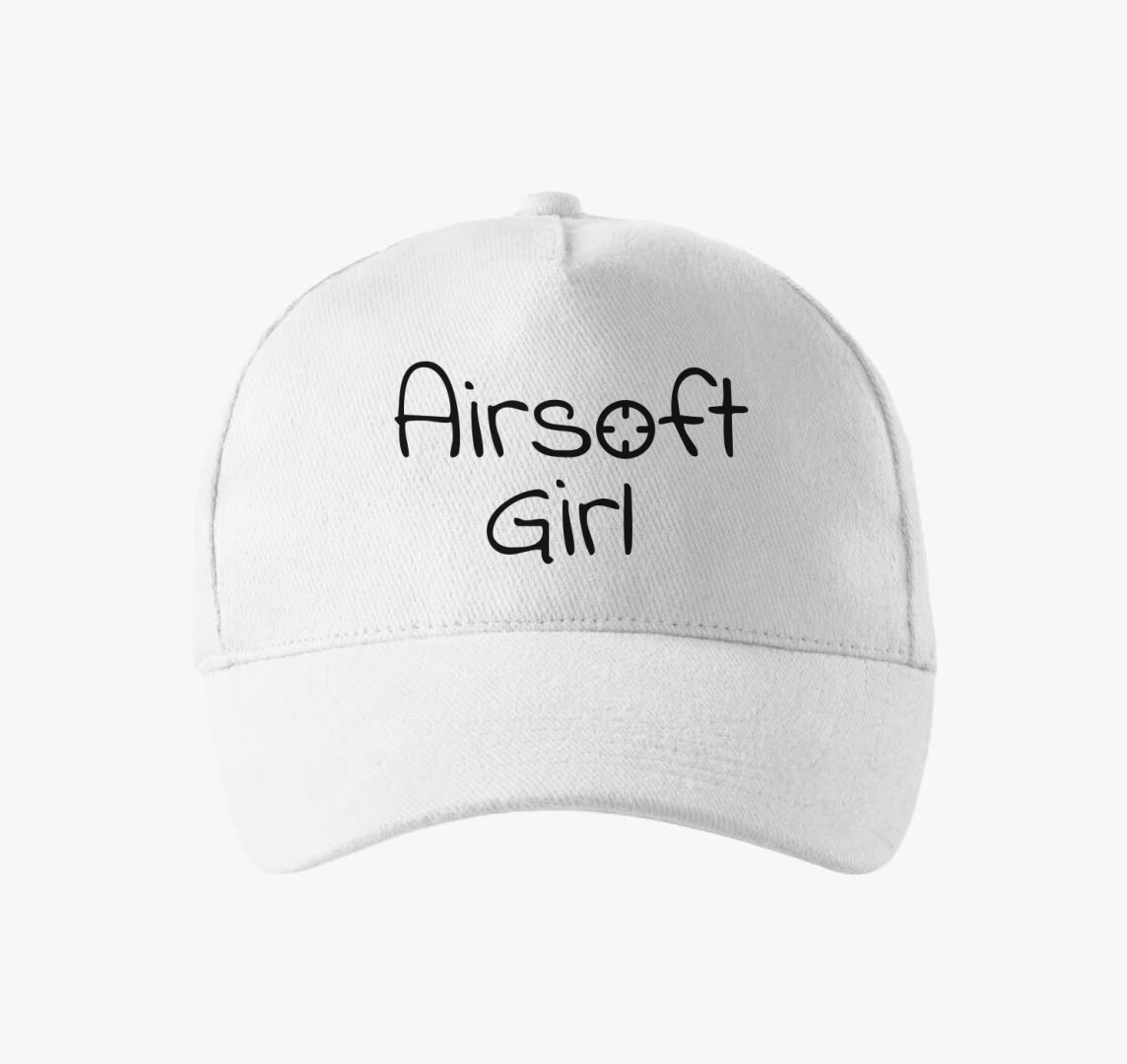 Airsoft Girl baseball sapka — Fehér