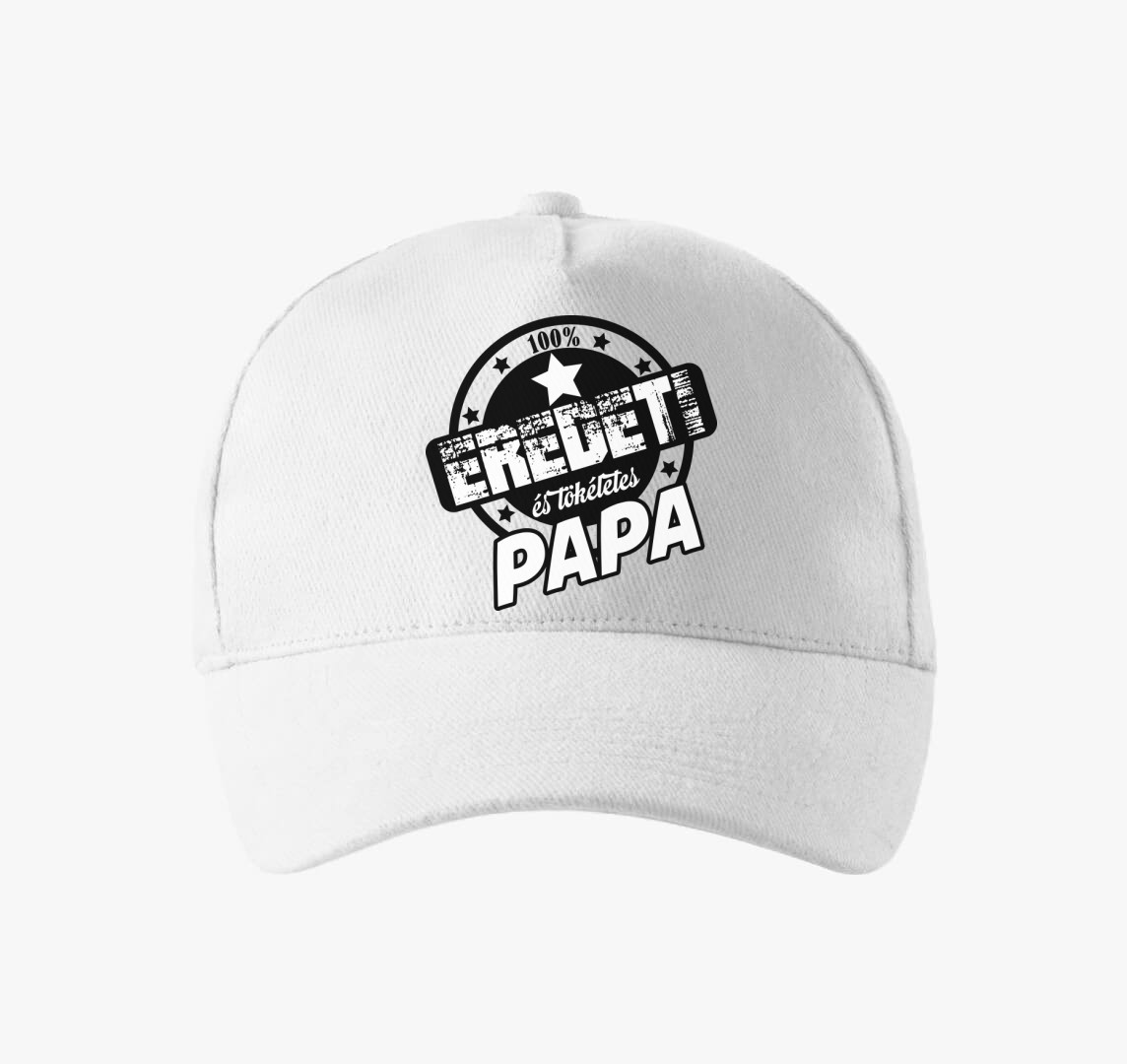 Papa tökéletes baseball sapka — Fehér