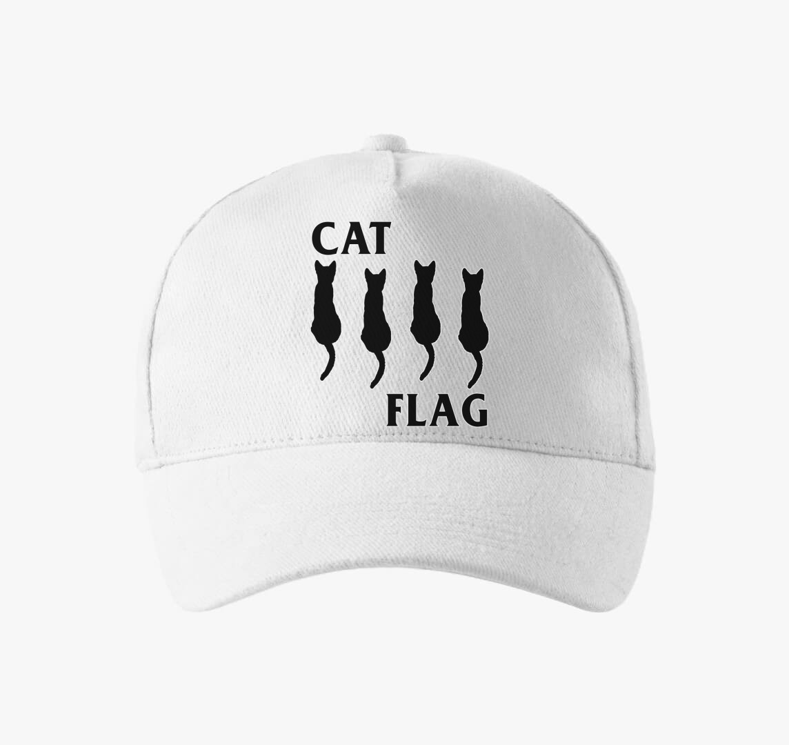 Cat Flag - Hanry Pawnlins baseball sapka — Fehér