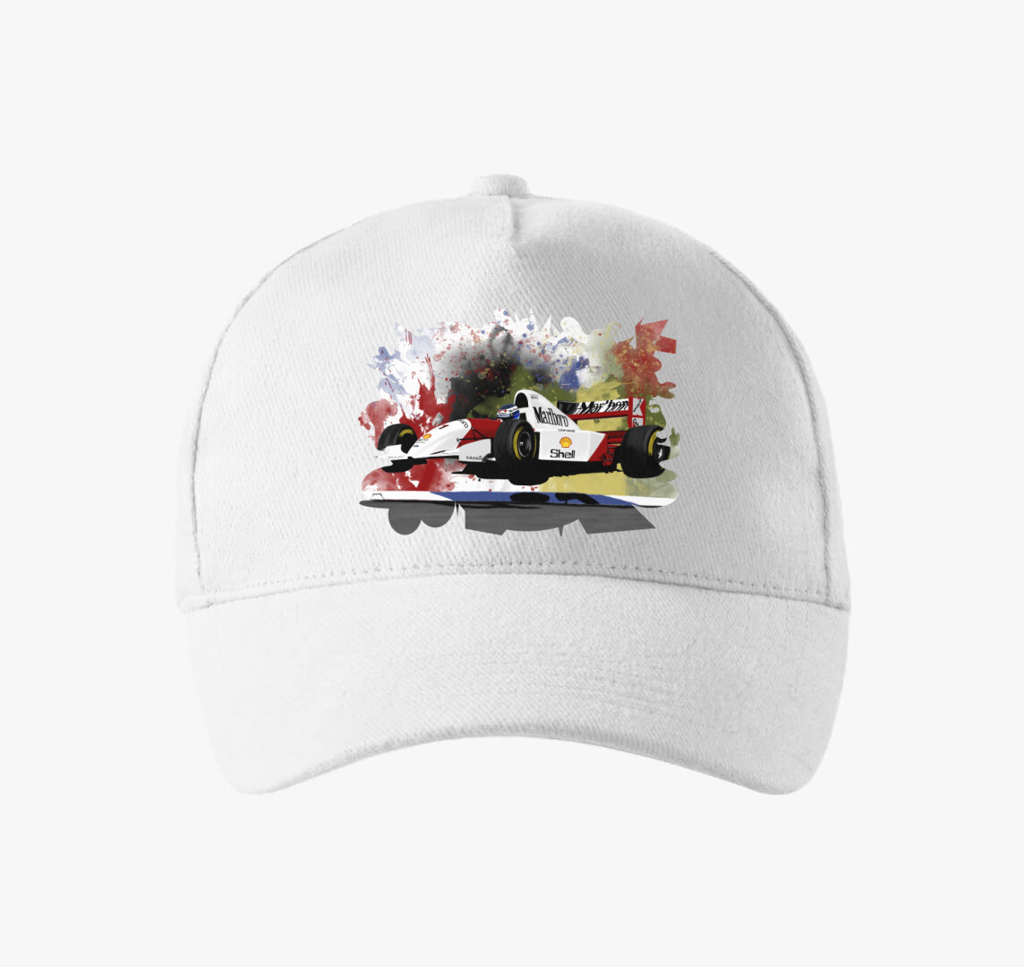 Mika Hakkinen baseball sapka — Fehér