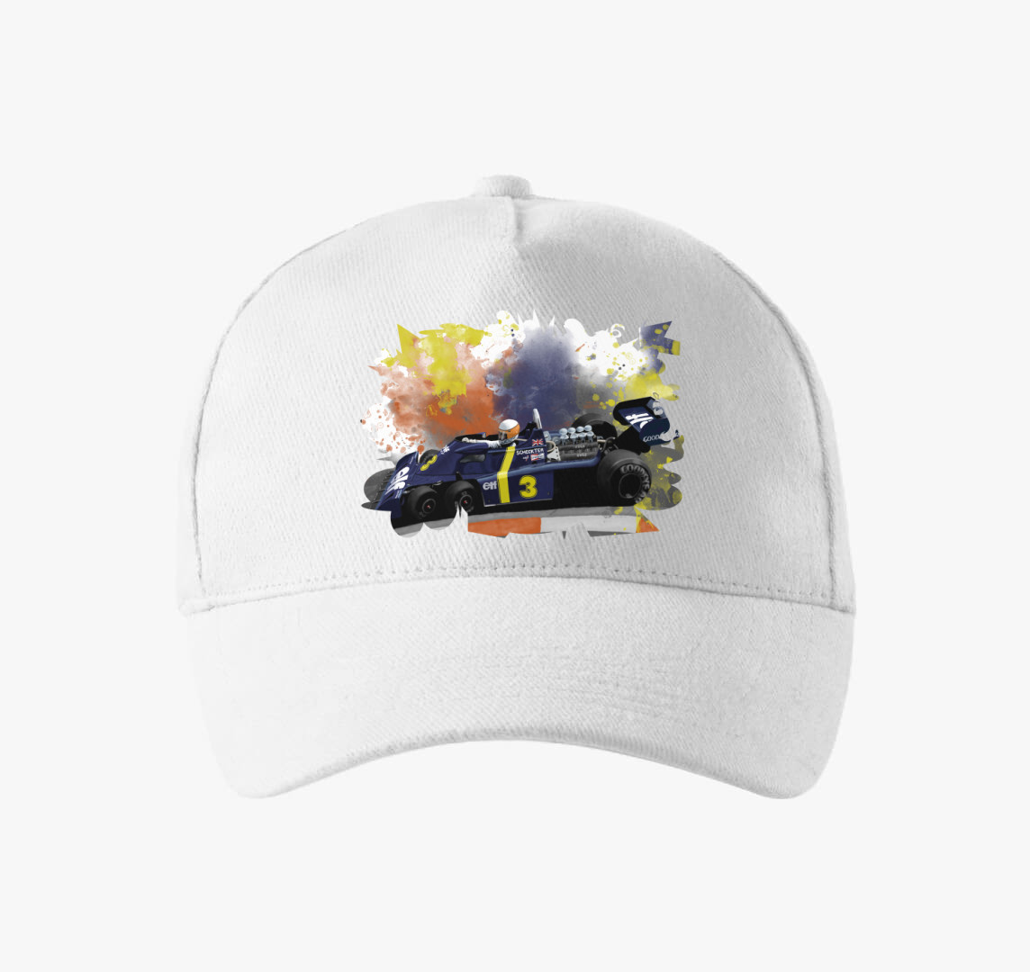 Jody Scheckter baseball sapka — Fehér