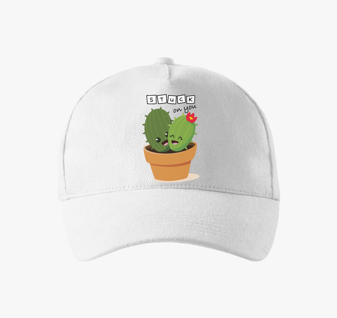 Stuck on You baseball sapka — Fehér