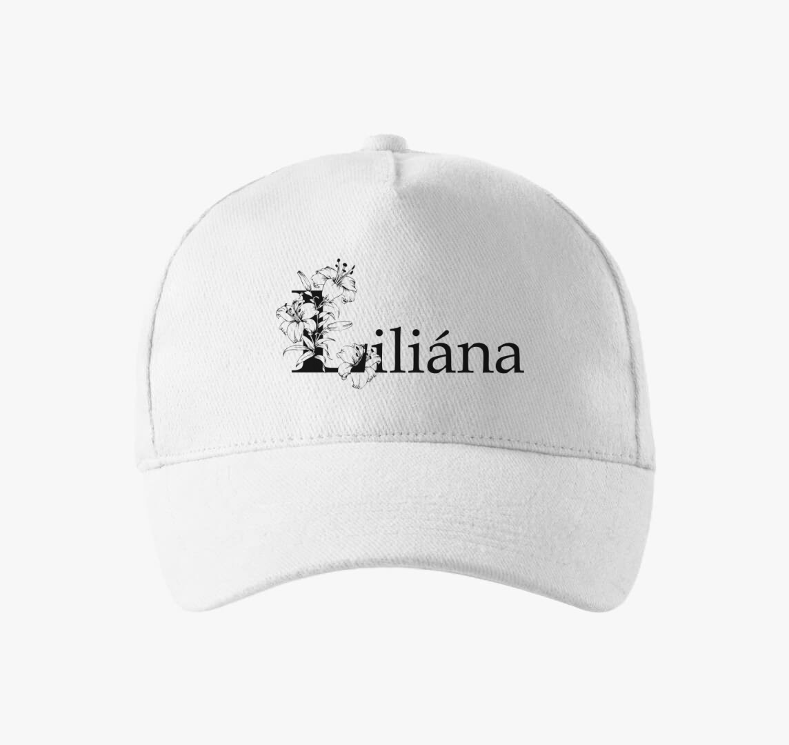 Liliána baseball sapka — Fehér