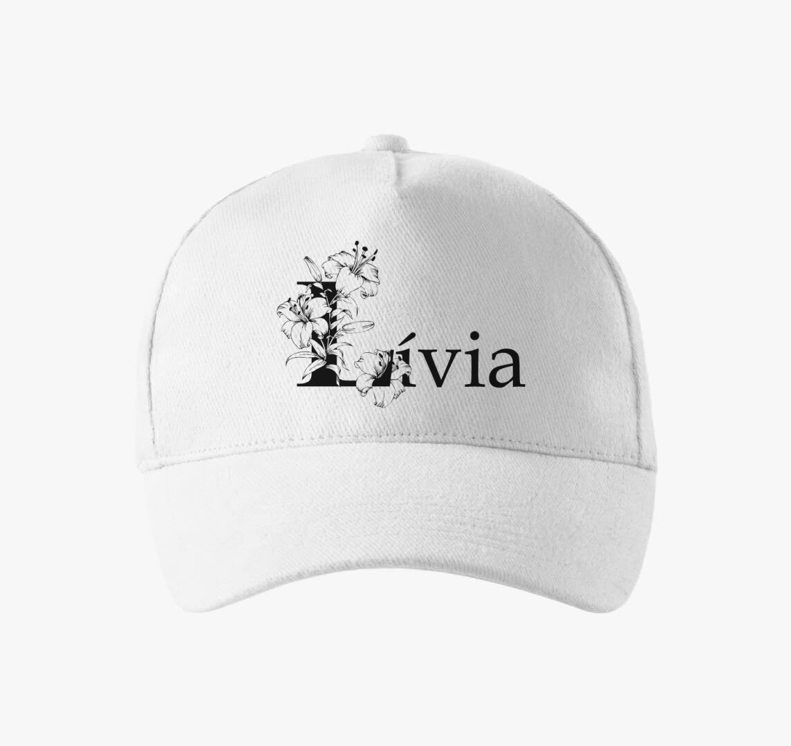 Lívia baseball sapka — Fehér