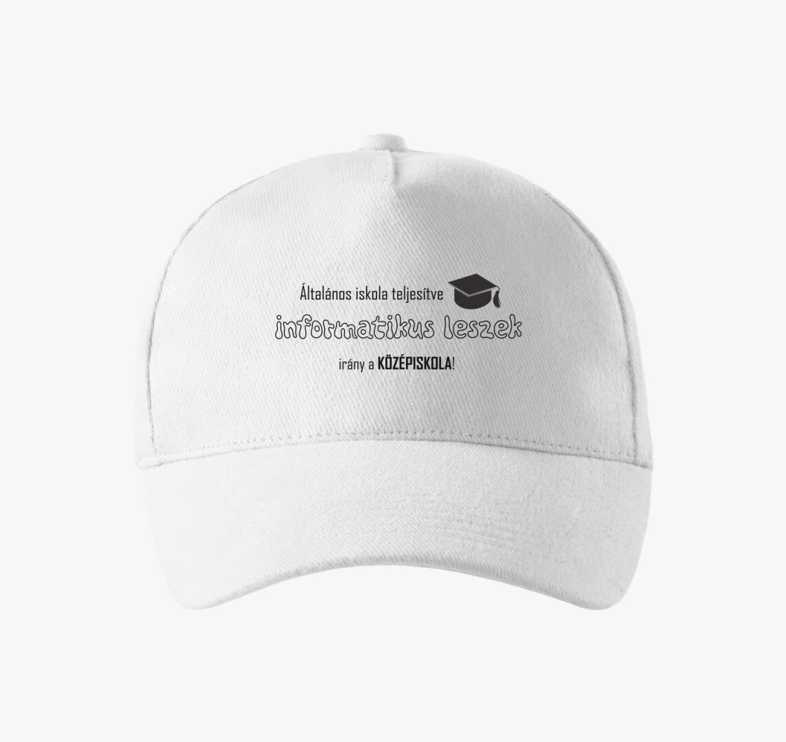 Informatikus leszek baseball sapka — Fehér