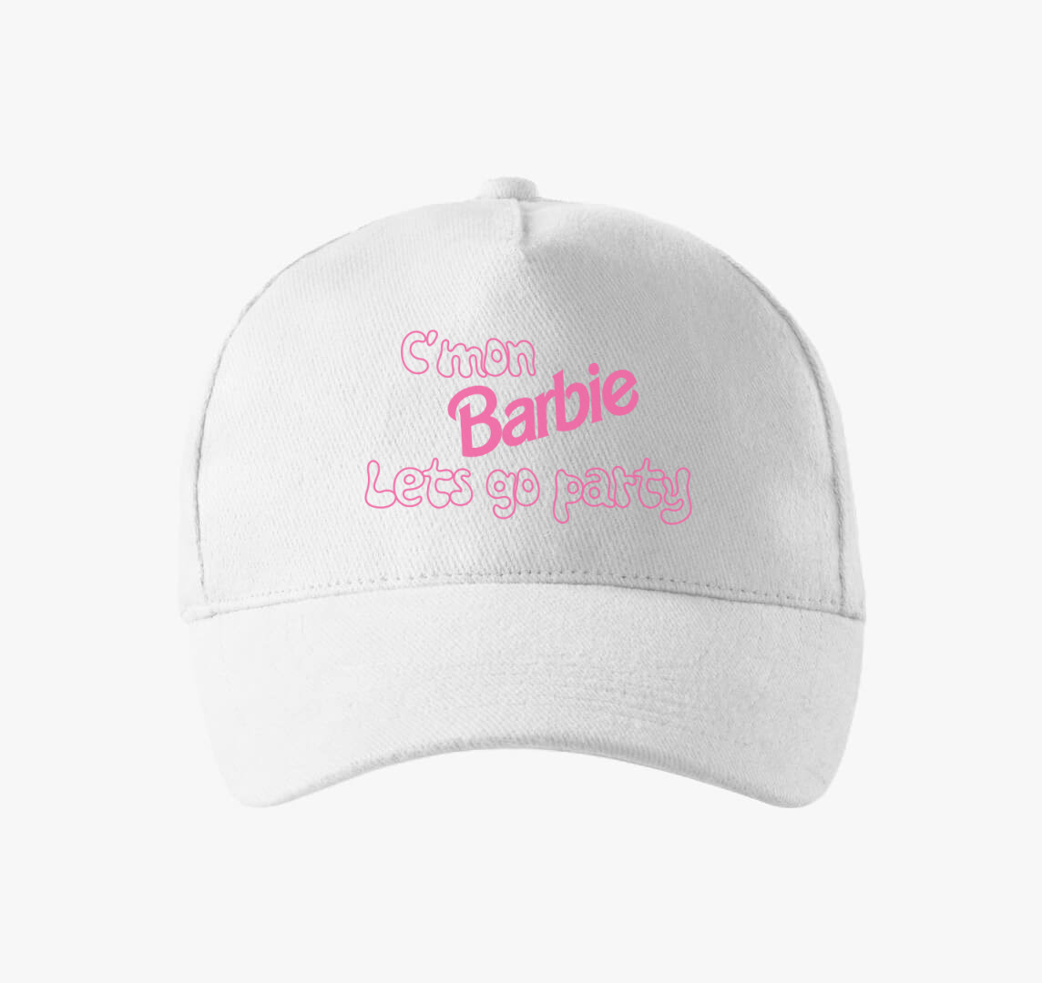 C'mon Barbie baseball sapka — Fehér