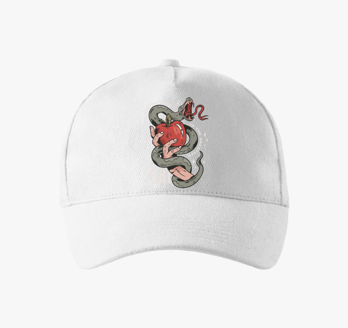 A tudás ajándék baseball sapka — Fehér
