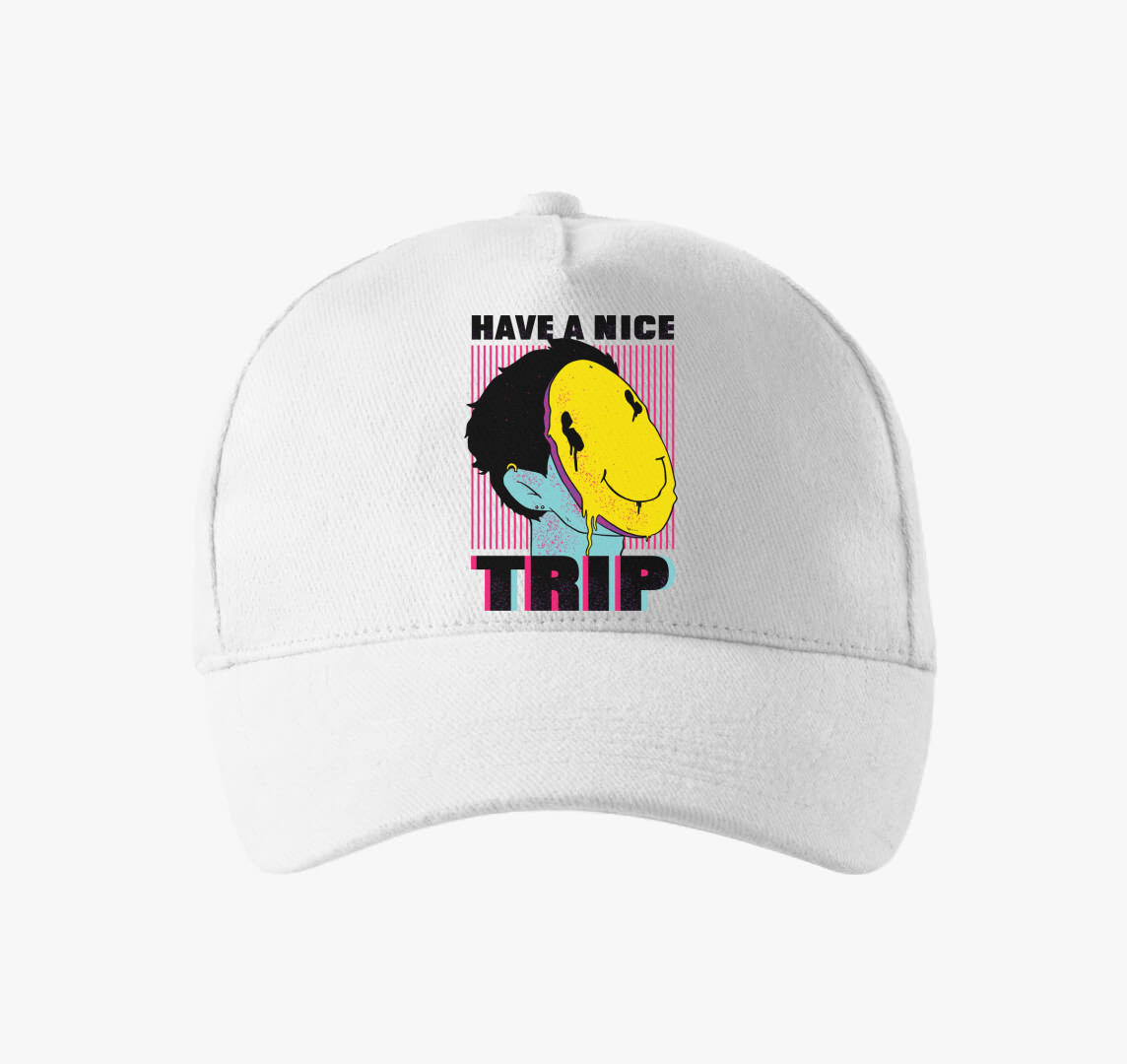 Have a nice trip baseball sapka — Fehér