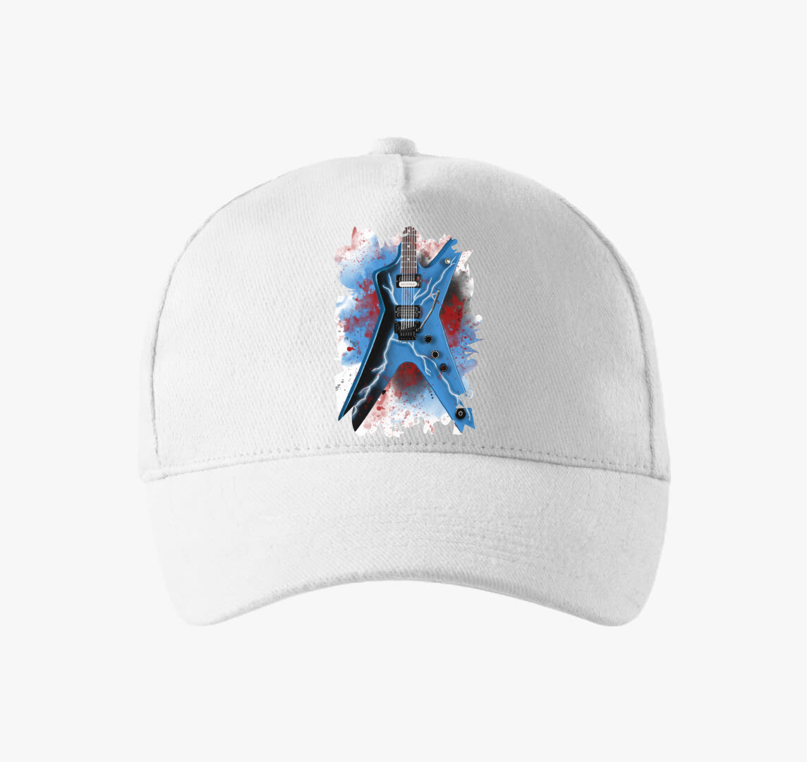 Dimebag Darrel gitár baseball sapka — Fehér