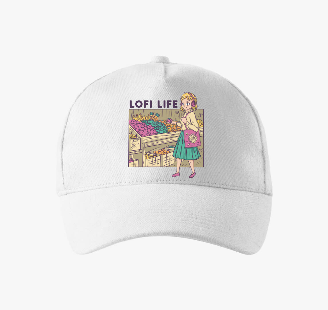 LoFi LiFe baseball sapka — Fehér