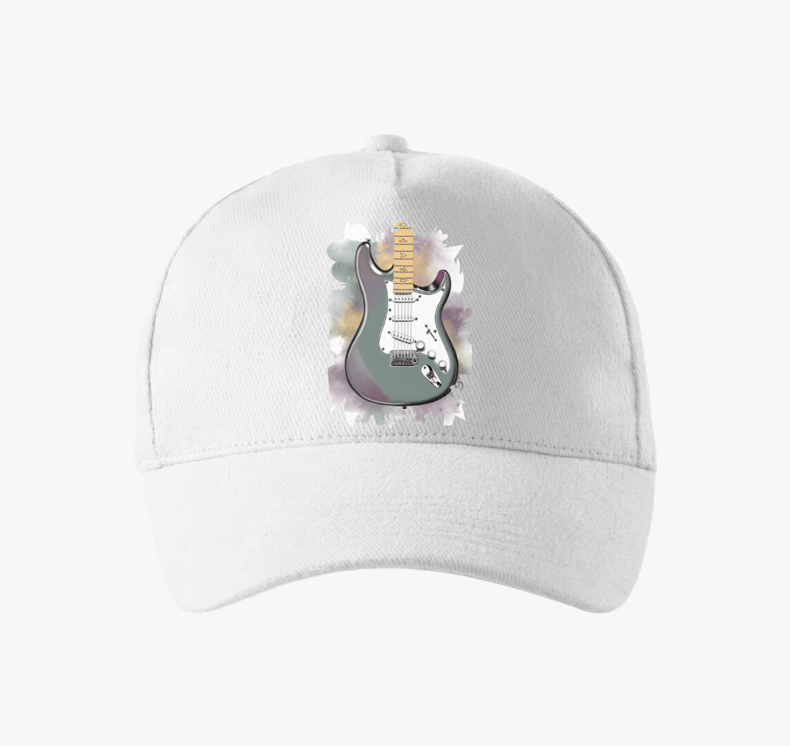 John Mayer Lunar Ice gitár baseball sapka — Fehér