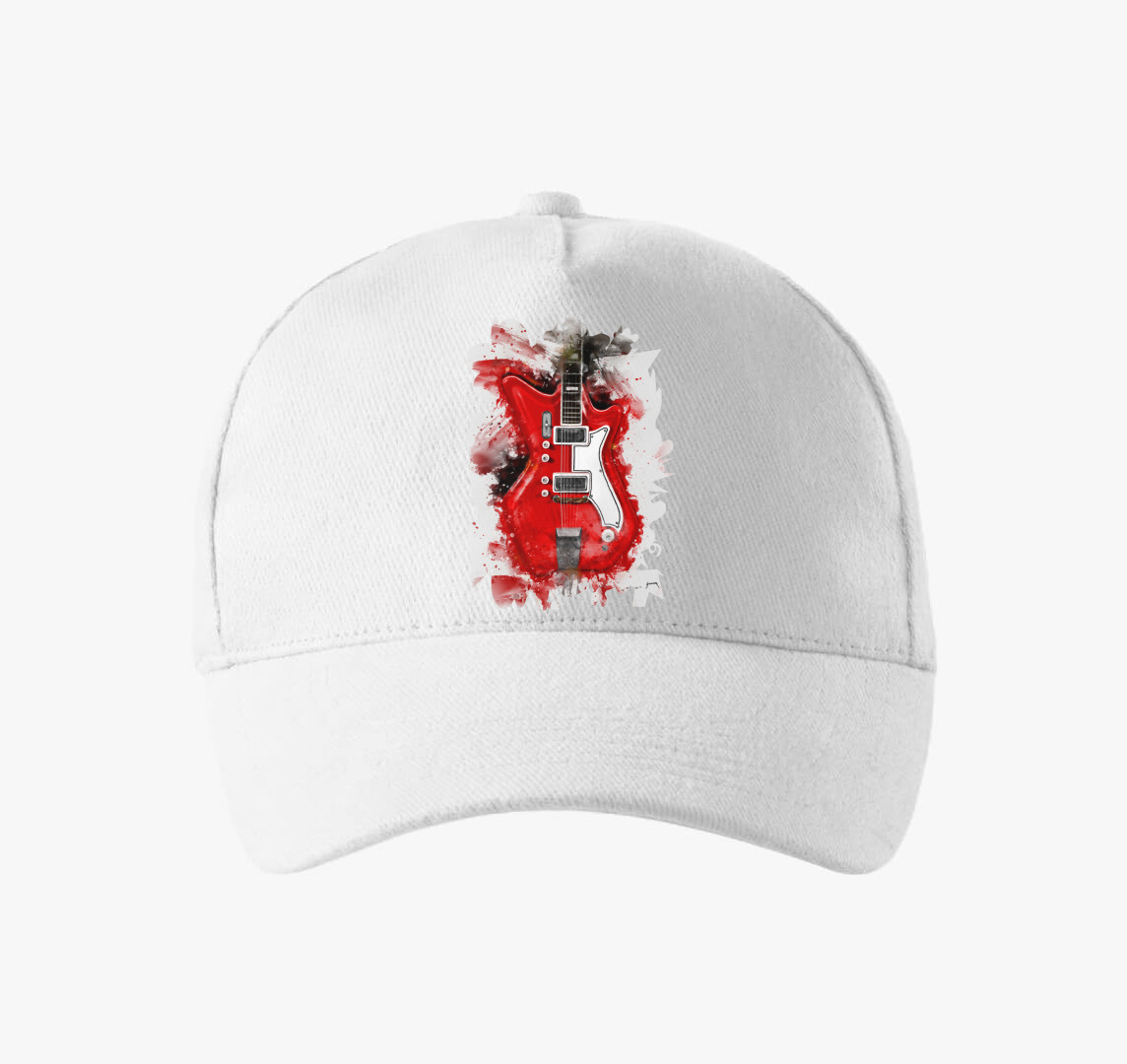 Jack White gitár baseball sapka — Fehér