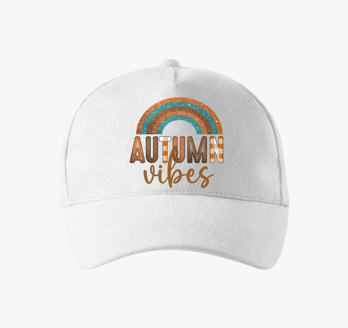 Autumnvibes baseball sapka — Fehér