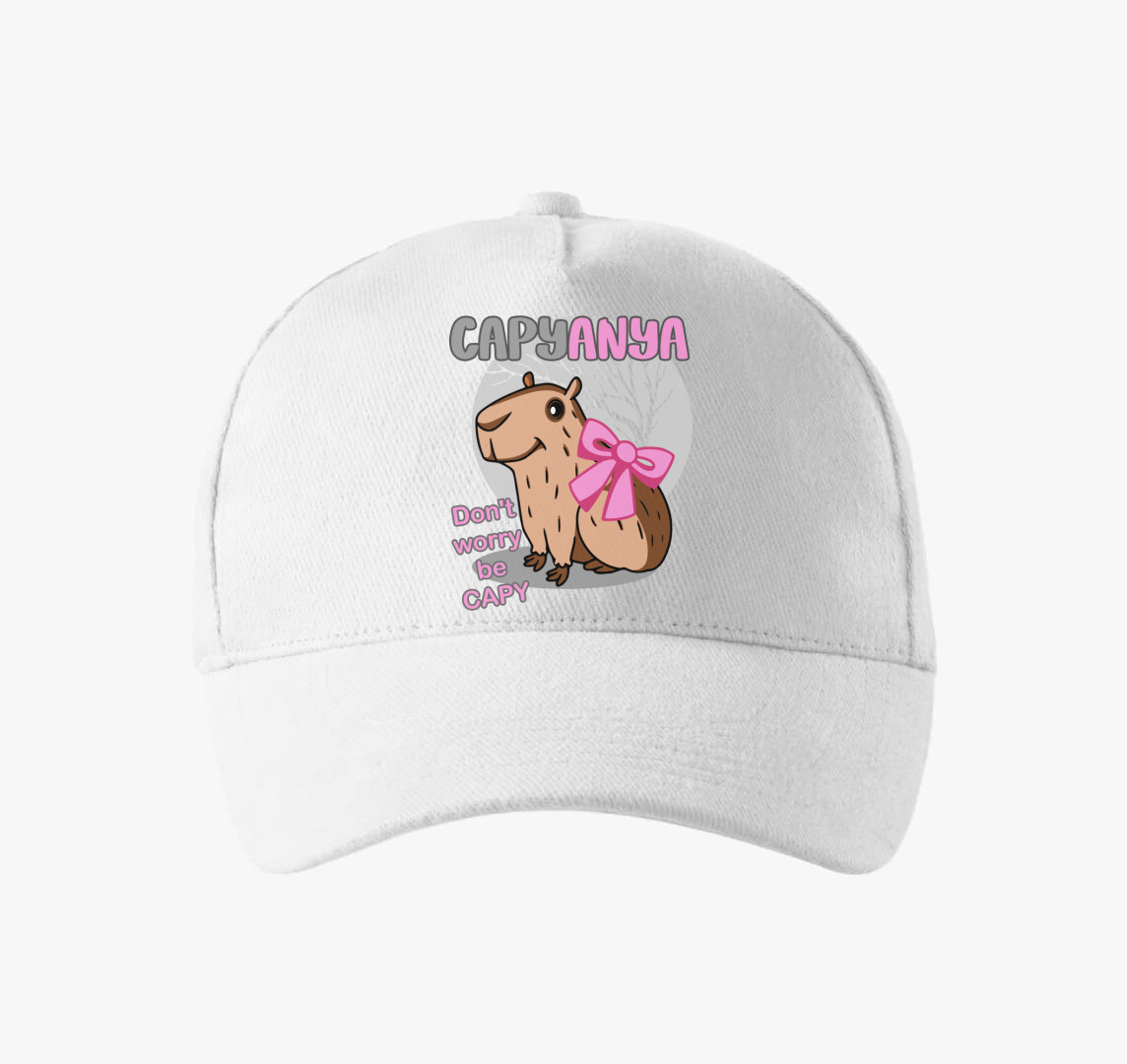 CapyAnya baseball sapka — Fehér