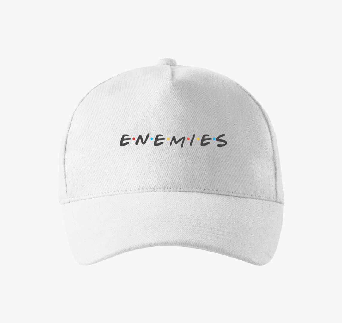 Enemies - Ellenségek baseball sapka — Fehér