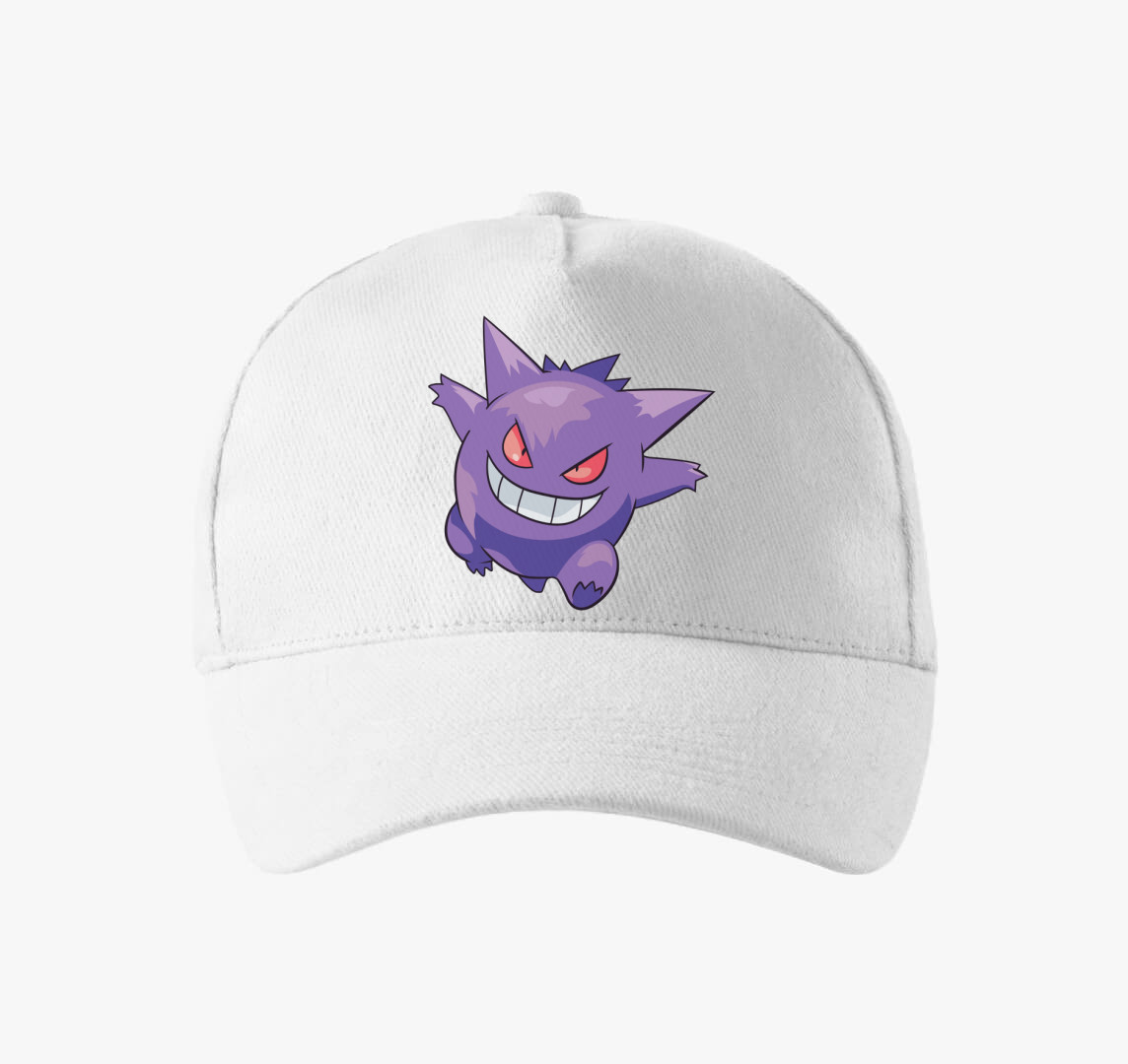 Gengar pokemon baseball sapka — Fehér