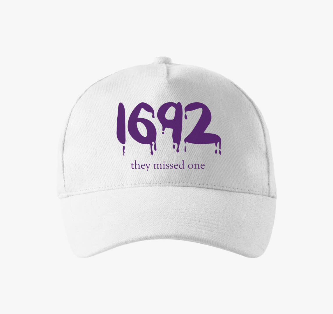 1692 lila baseball sapka — Fehér