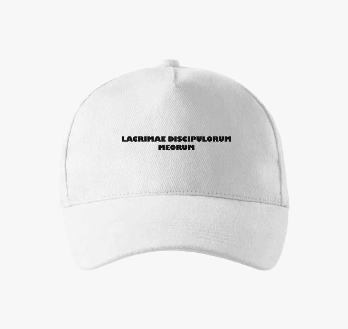 Lacrimae discipulorum meorum baseball sapka — Fehér