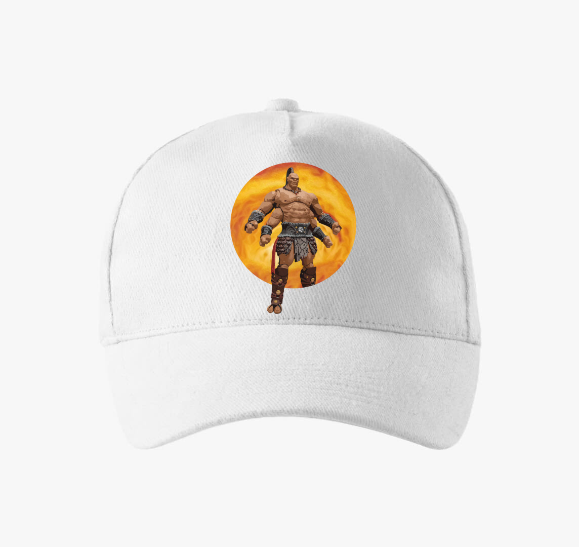 Mortal Kombat Goro baseball sapka — Fehér